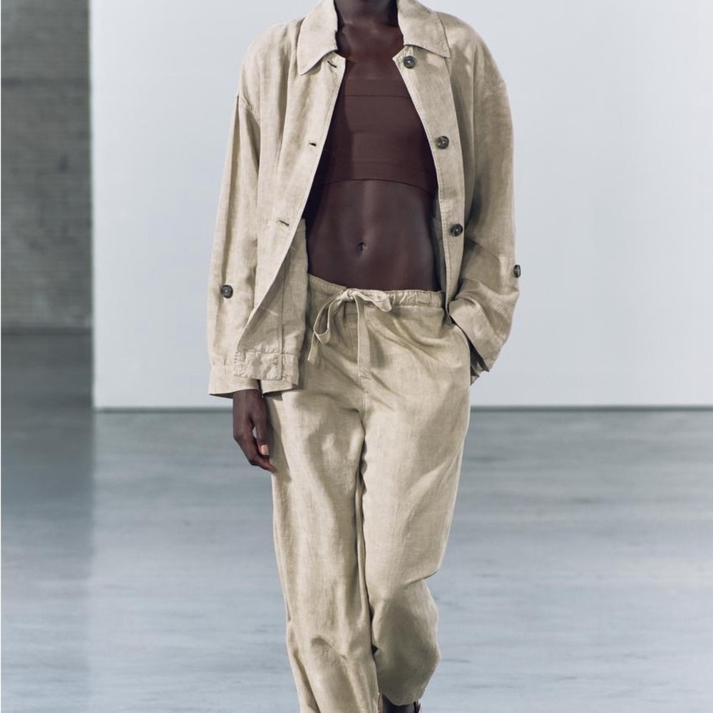 Zara Overshirt and Pants Set